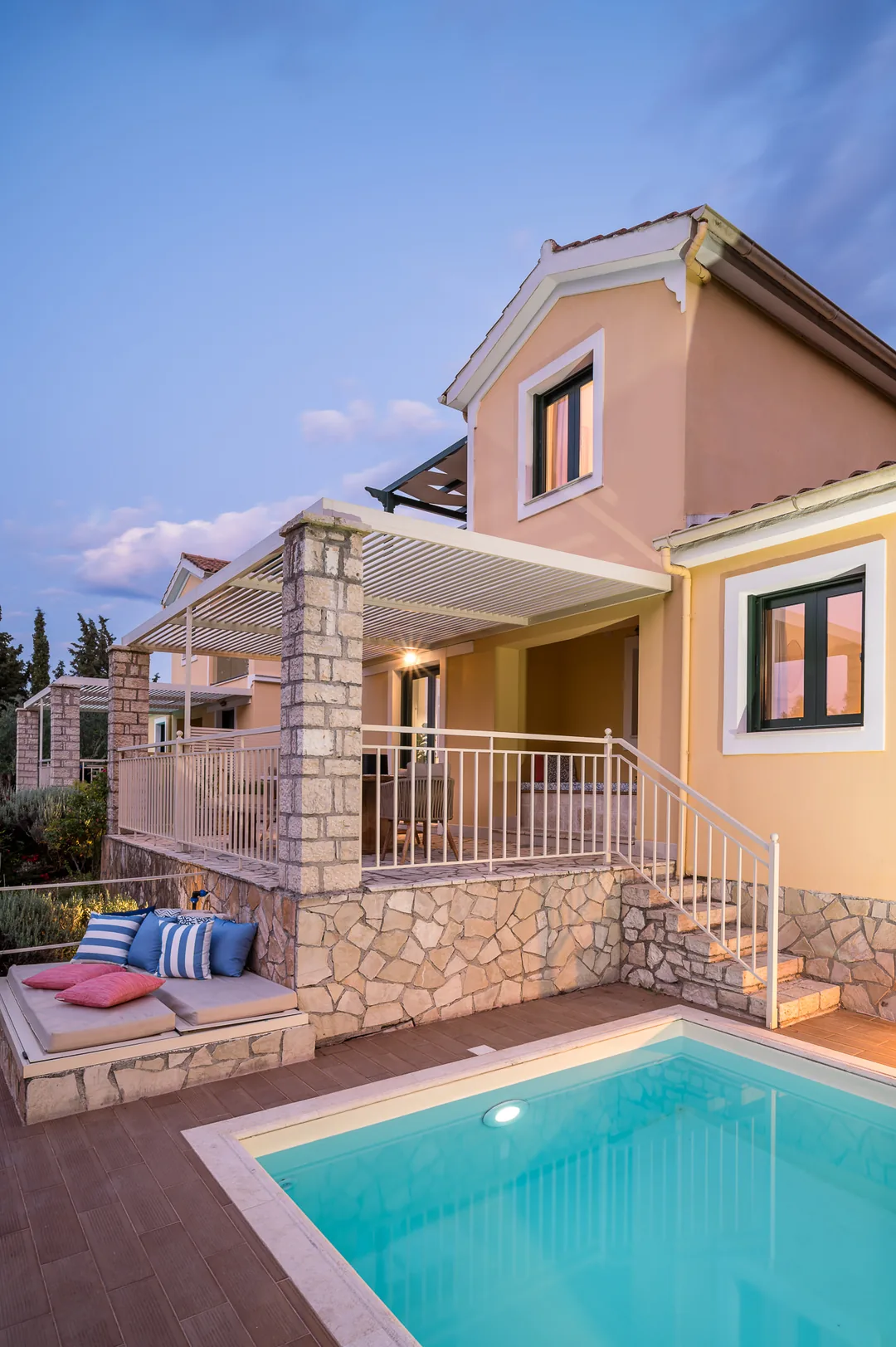 muscalas villas paxos bedroom window natural light